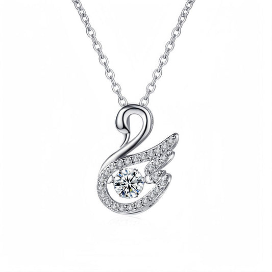 Graceful Swan Pendant