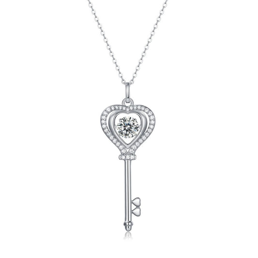 Heart Key Pendant