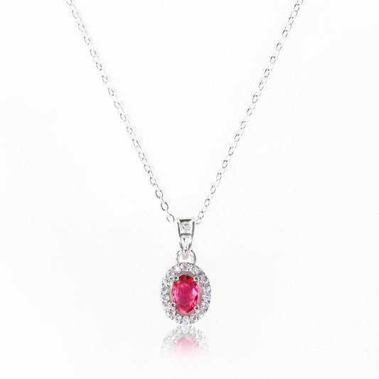 Red Oval Pendant