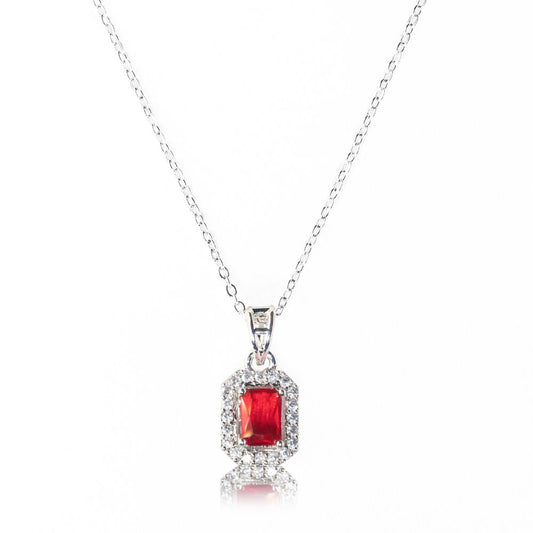 Red Square Pendant